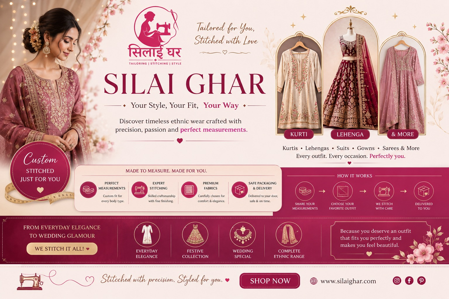 Silai Ghar - Custom stitching, perfect fit, your way